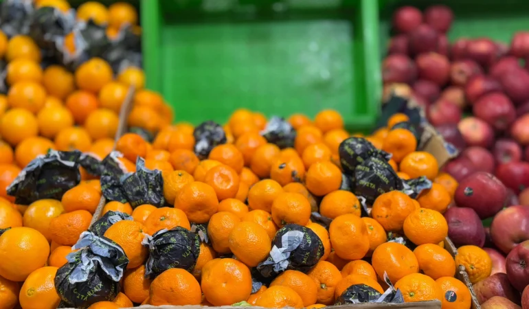 Ağrıda Kış Bereketi Manav Tezgahları Doğallıkla Dolu