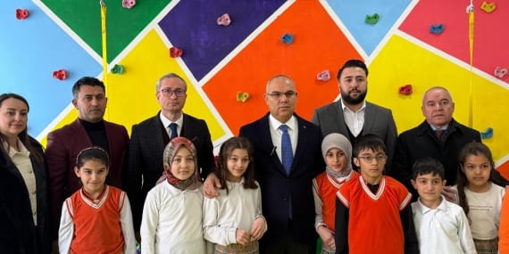 Ağrıda çocuklar için yeni bir spor alanı