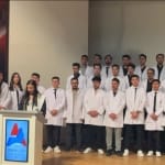 Ağrıda geleceğin hekimleri beyaz önlüklerini giydi