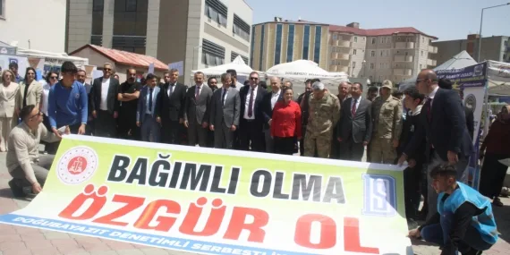 Doğubayazıtta bağımlılıkla mücadele için kurumlar sahaya indi