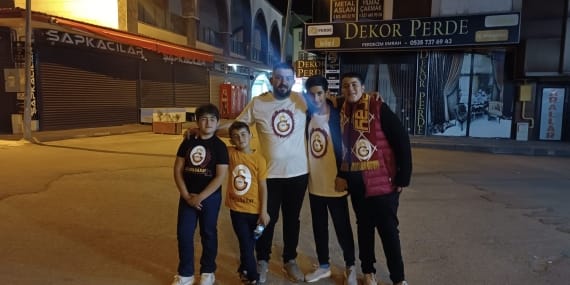 Galatasarayın şampiyonluğu Ağrıda bayram havası estirdi